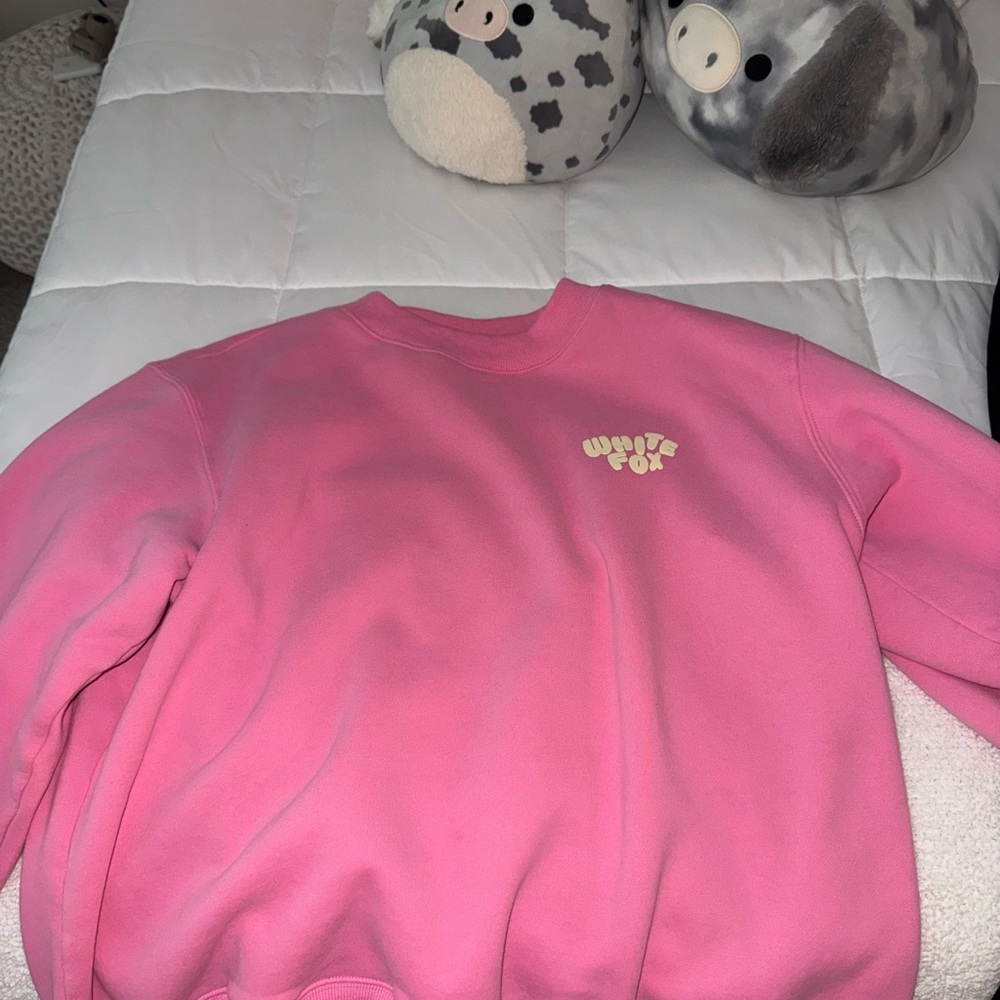 White Fox Boutique Pink Sweatshirt